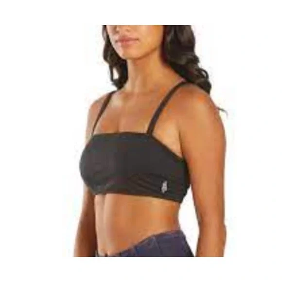 Free People Very Prairie Bra Black Sports Bra Size XS NWT - Picture 6 of 7